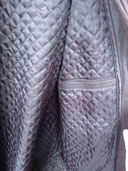 Куртка зимняя кожаная