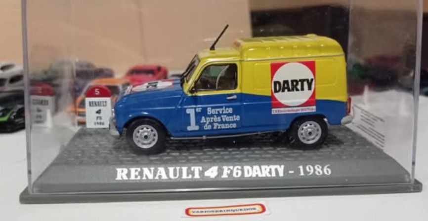 Miniaturas Renault 4L e Citroen DS IXOS 1/43