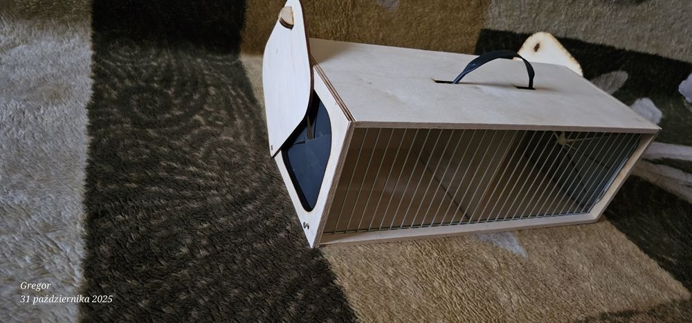 Transporter podwójny dla ptaków