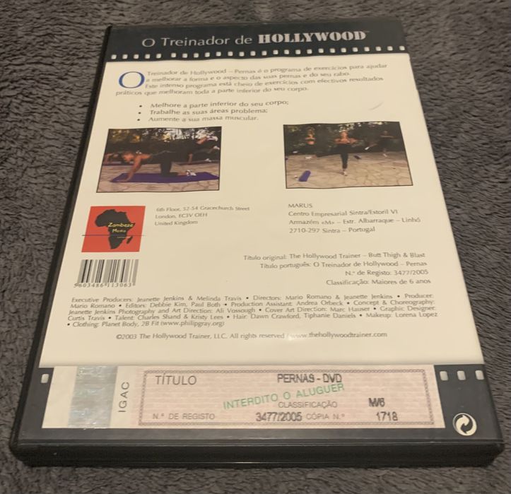 Dvds cardio /fitness em casa. Pack de 4