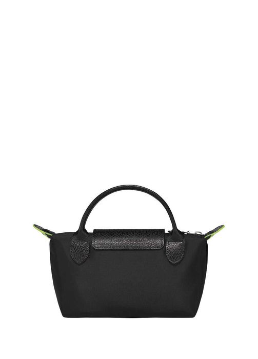 Сумка Longchamp Le Pliage Green Pouch With Handle Black