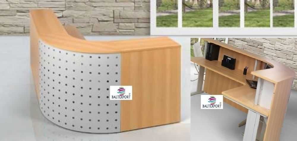 Balcão Recepção Reto / Balcão Receção Curvo Varias Medida /Tampos Novo
