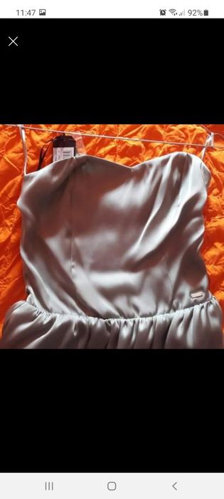 Vestido  de seda
