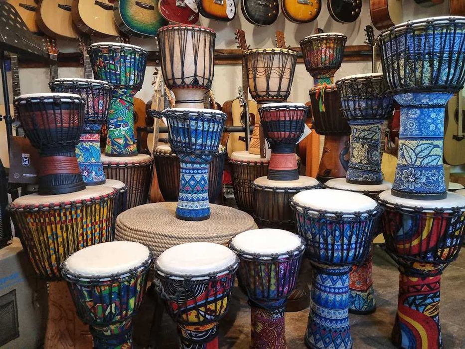 Djembe Ever Play 8" medium 40 cm naturalna skóra bęben afrykański mod1