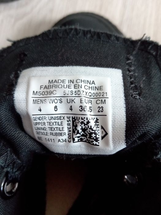 Trampki Converse All Star niskie r.36,5