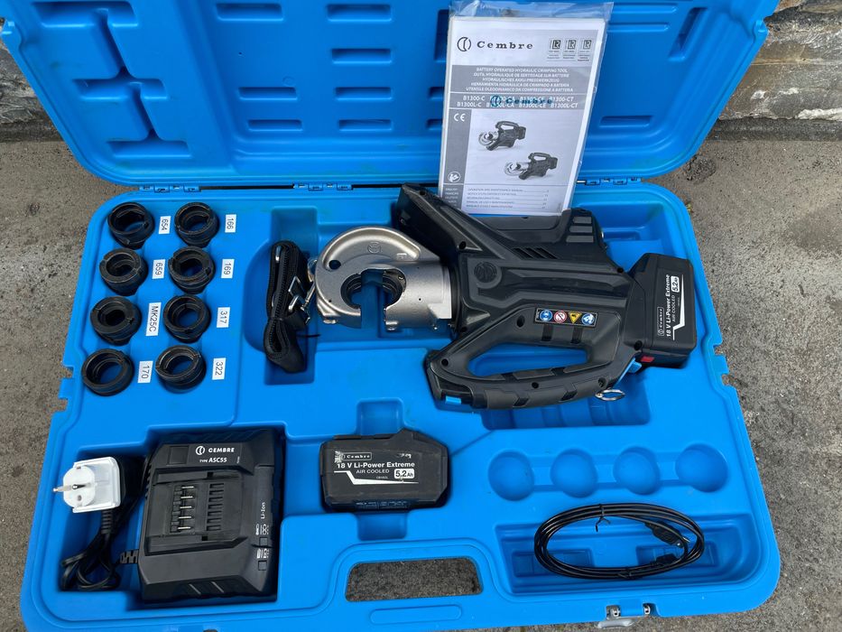 Cembre B1300-C/Акумуляторний гідравлічний прес (комплект)