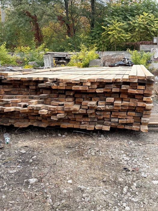 Доска дерев’яна 6м длінна 5*12см ( висота ширина)