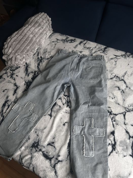 Spodnie jeansowe unisex XXL