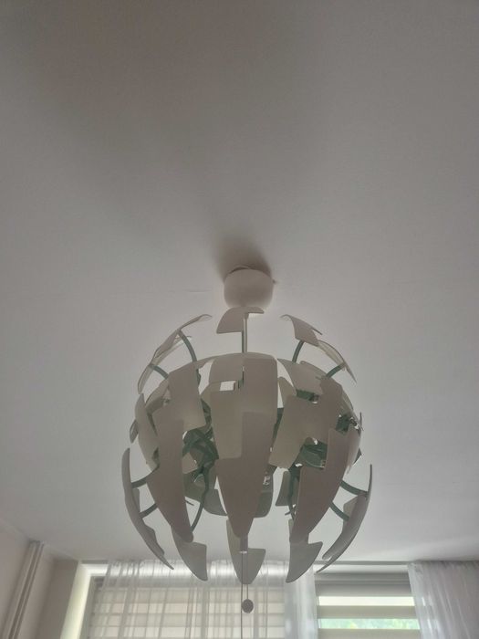 Lampa klosz ikea biala sp 2014