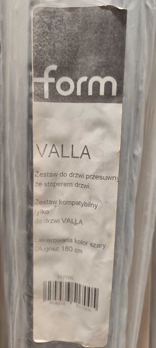 VALLA Form, -2 Dzwi przesuwne do szaf wniękowych. 92,2x247,5 cm, Dąb