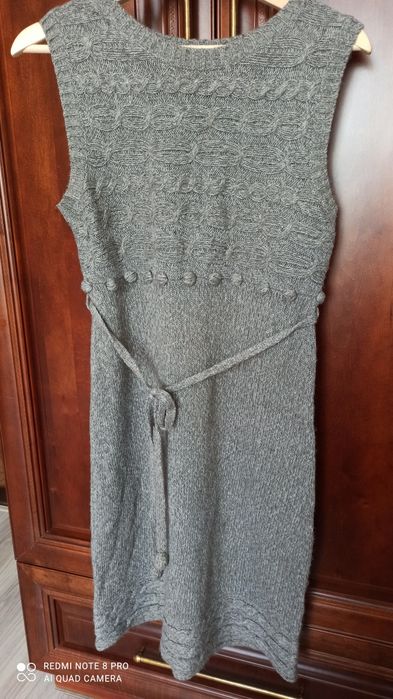 Sukienka dzianinowa, szara - Orsay