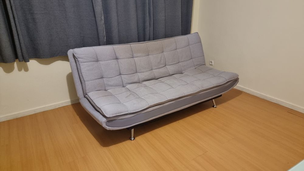 Sofa cama cinzento