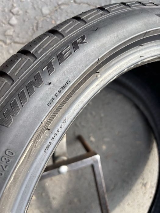 Шини різноширокі 315/30+275/35 R21 Pirelli зима 2022р 7/6мм