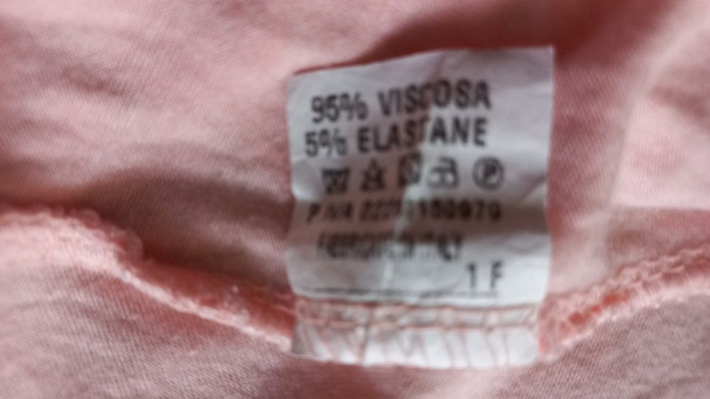 r.M włoska bluzka, tunika z koronką