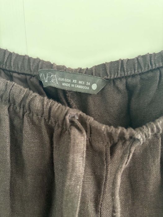 Лляні брюки zara