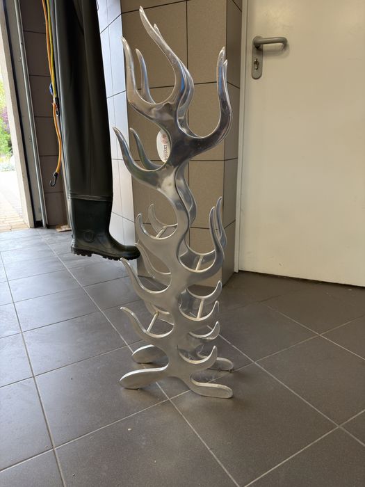 Stojak na wino aluminiowy