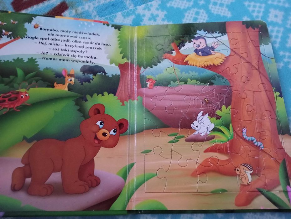2 książki z puzzlami