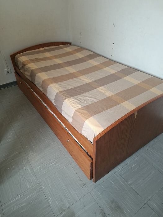 Bicama de solteiro + 2 colchões