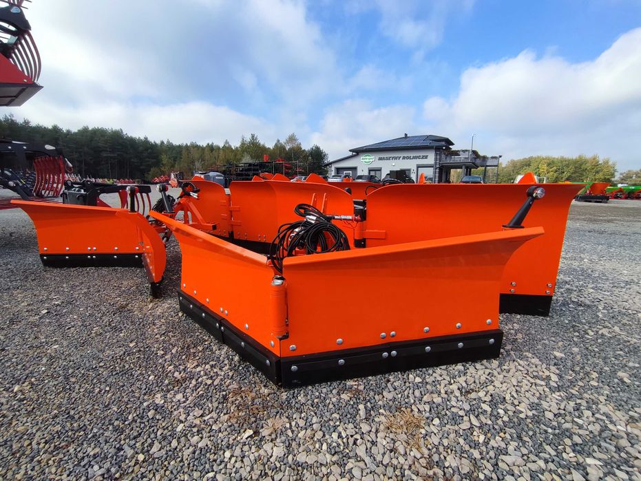 Duży 2.6m pług do śniegu strzałkowy METAL TECHNIK EURO /TUZ NOWY
