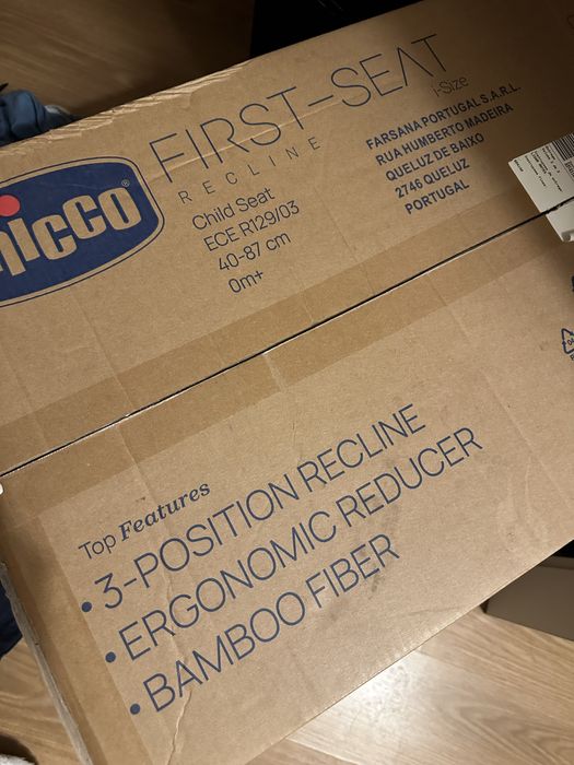 Cadeira auto chicco first seat recline + base isofix