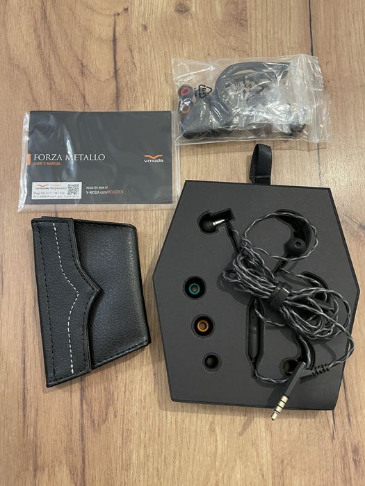 Nowe sluchawki sportowe przewodowe iphone v-moda forza metallo