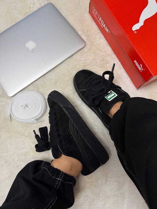 SALE! Puma Suede XL Black 36 37 38 39 40 пума