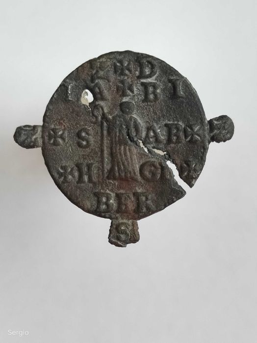 Selo "Saint Benedict" chumbo  Лот 223