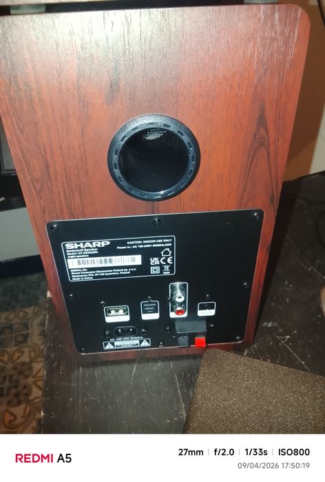 Colunas charp com bluetooth