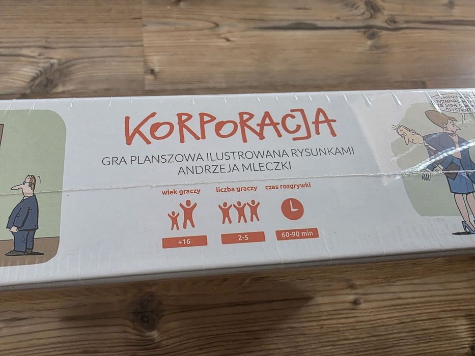 Korporacja – gra planszowa z rysunkami Andrzeja Mleczki – nowa, folia