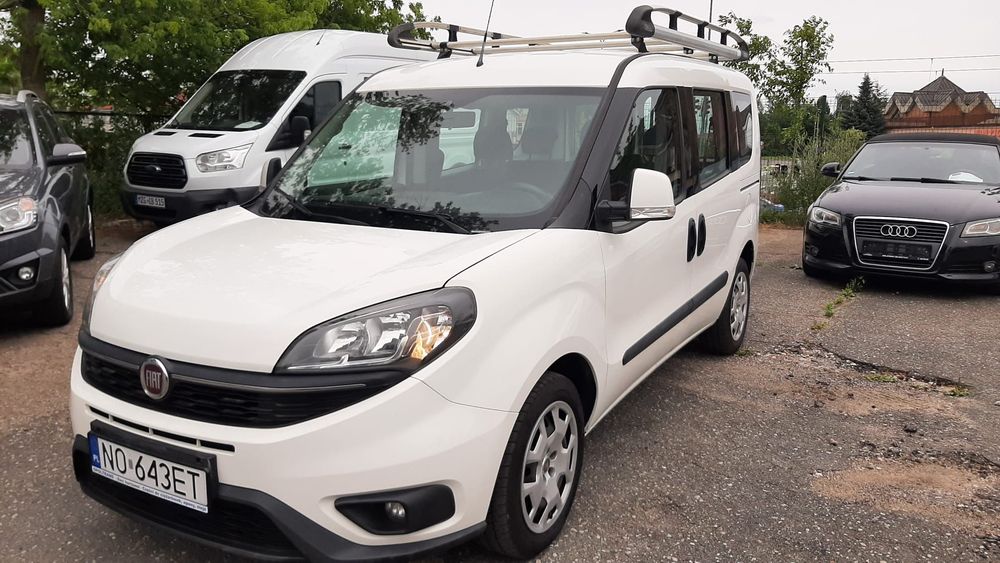 Fiat Doblo I Właściciel,Bezwypadkowy,Serwis,Klimatyzacja,Nawigacja,5-Osobowy