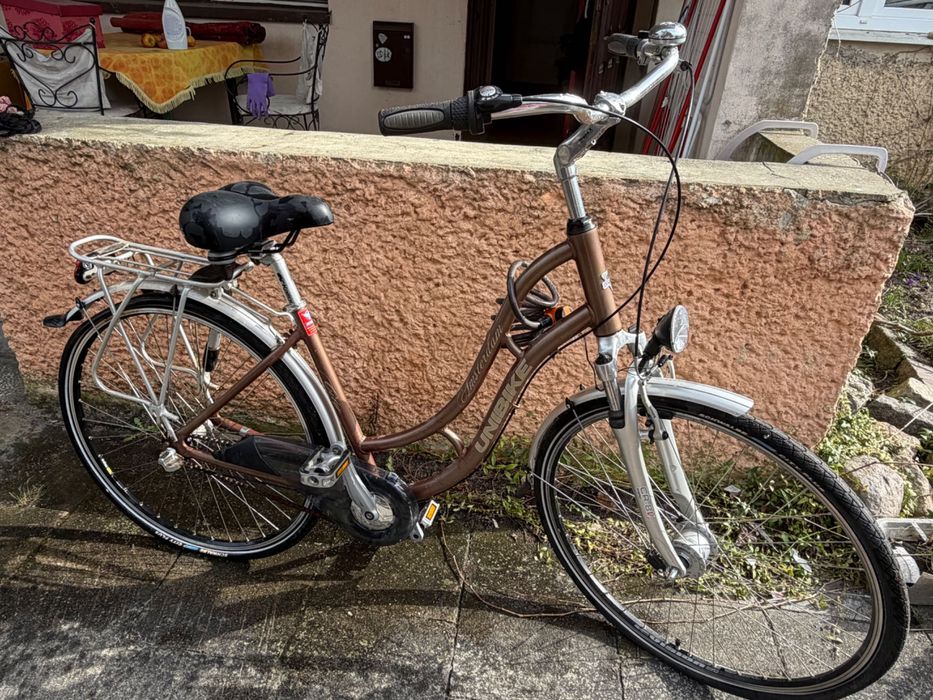 Rower typu Amsterdam z  swiatla dynamo + Shimano