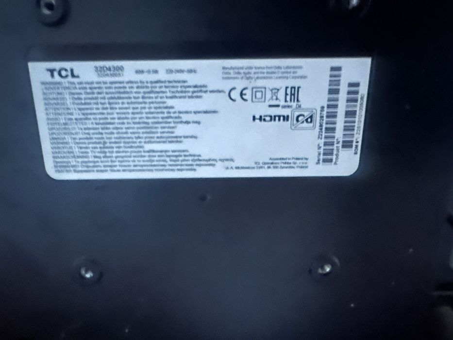 Tv TCL 32 polegadas