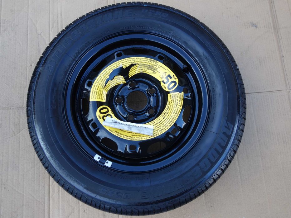 Koło Zapasowe SKODA FABIA VW POLO SEAT IBIZA 14'' 5x100 Nowa