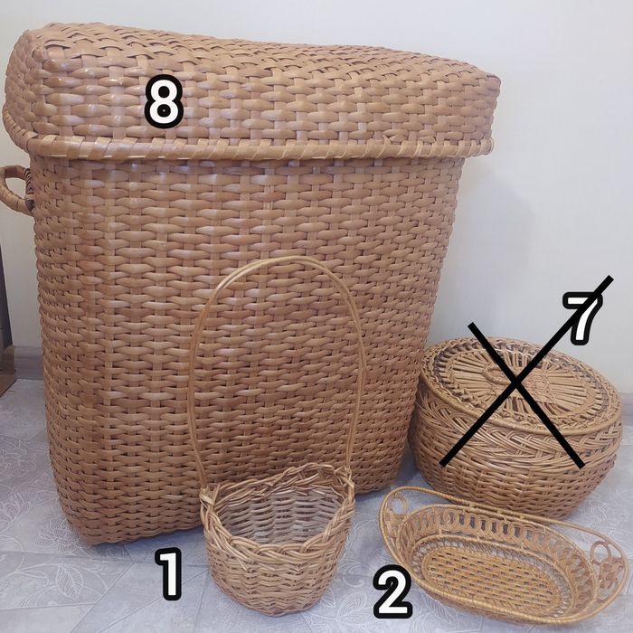 корзинки из лозы (кошики)