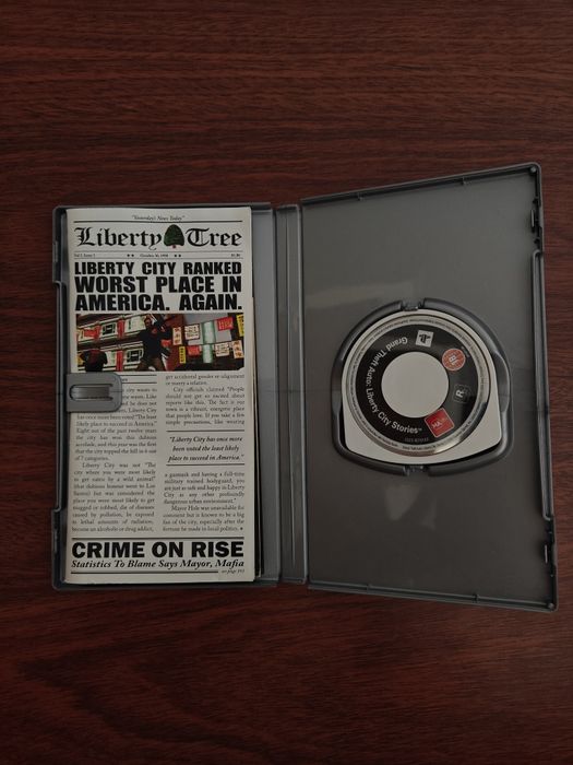 GTA Liberty City Stories PSP Completo c Mapa Platinum