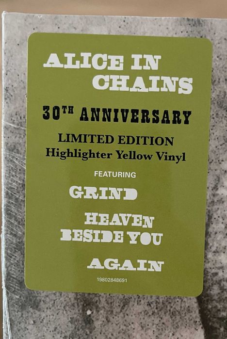2LP (Amarelo) Alice In Chains "Tripod" "Dog"