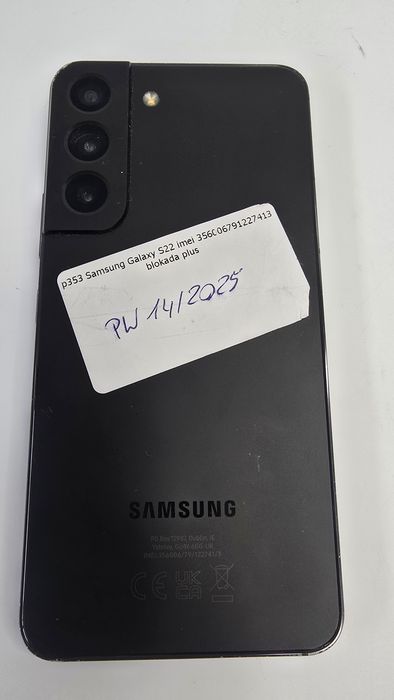 Samsung galaxy s22, zablokowany przez plus