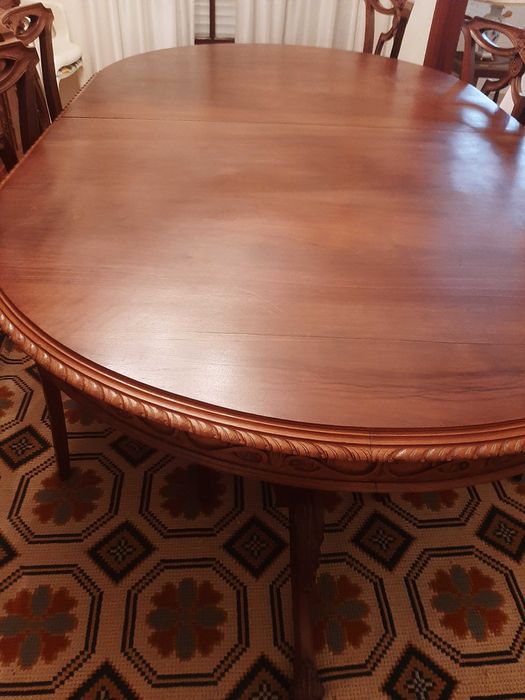 conjunto sala de jantar mesa e movel