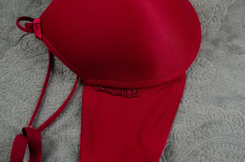 Biustonosz 80B Bordowy