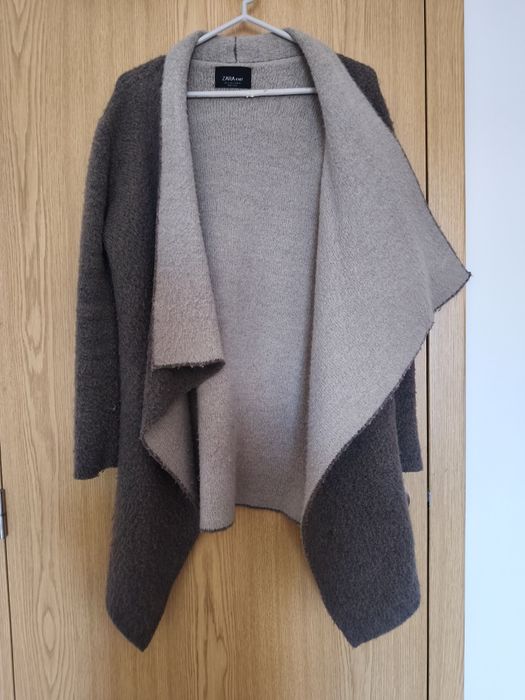 Casaco lã sem botões