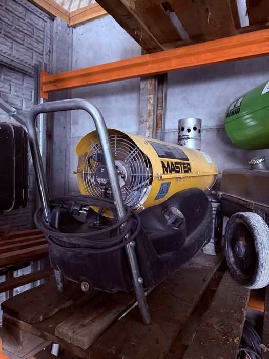 nagrzewnica olejowa master z odprowadzeniem spalin