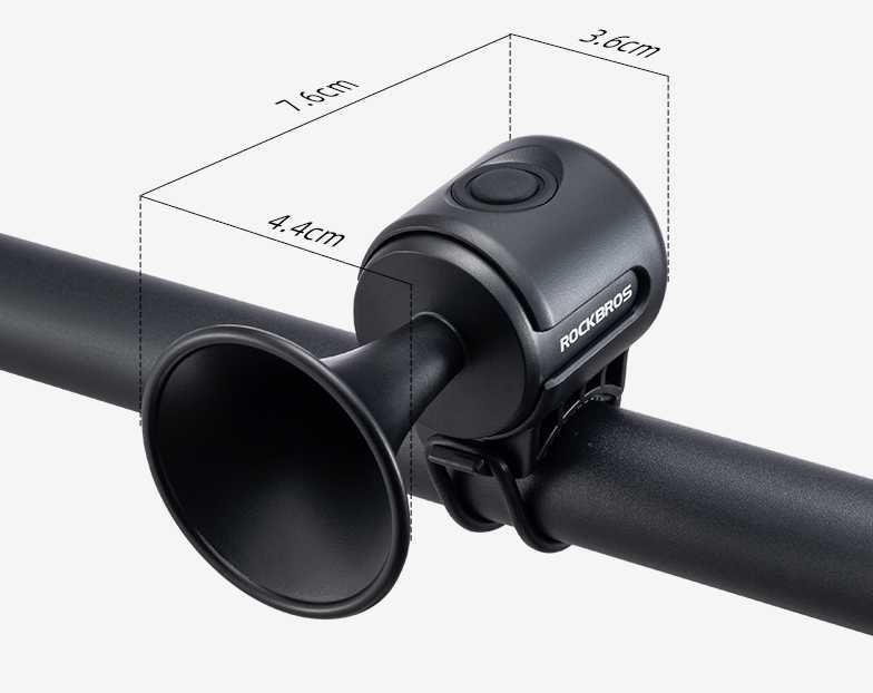 Buzina elétrica alarme apito para mota trotinete bicicleta NOVO