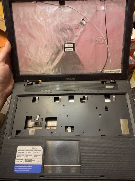 Розбор Asus X80l дешево крышка шлейф плата материнська вінт оператива
