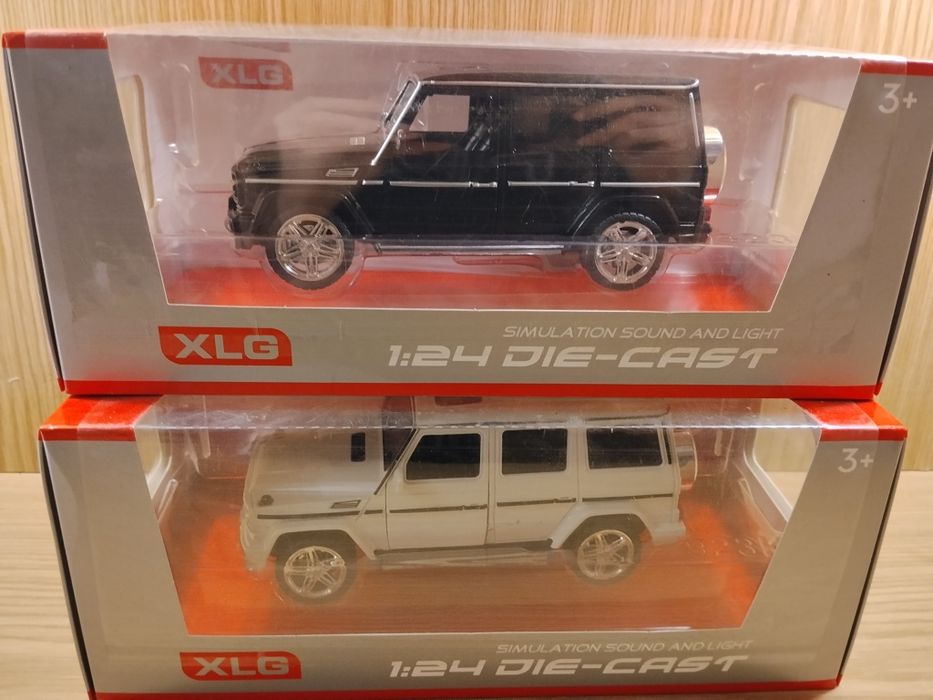 Модель машинка Mercedes-Benz g-klass 1:24 xlg металл свет звук