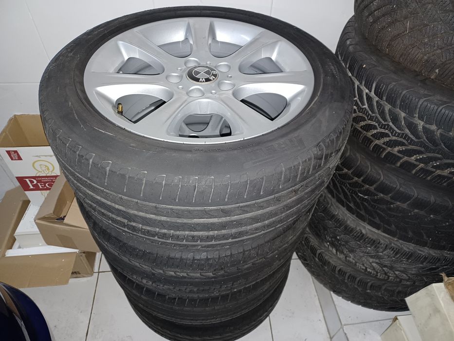 JANTES  BMW 18  Originais Pack M série 6/5,c/ pneus semi novos /