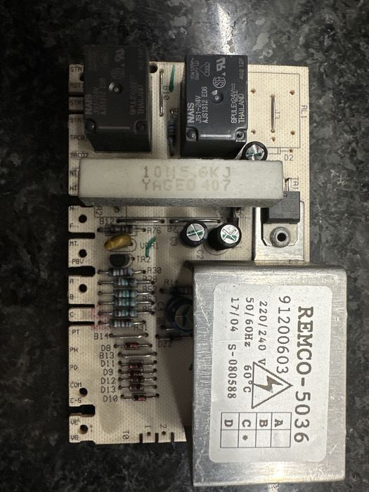 Modulo controlo maquina lavar roupa Candy/Teka