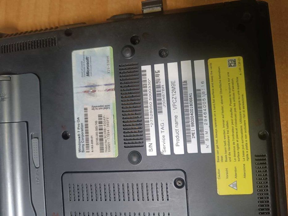 Ноутбук Sony Vaio VPCZ1