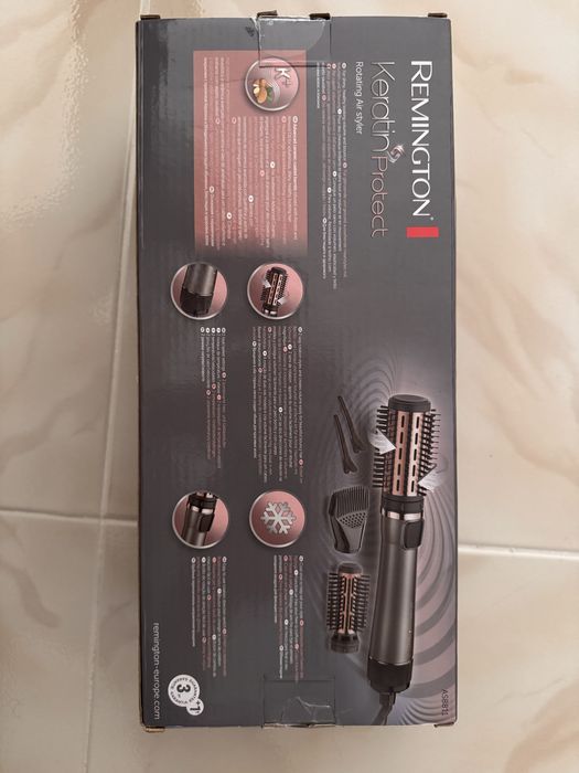 Remington Keratin Protect AS8811 – Escova Rotativa 1000W Nova