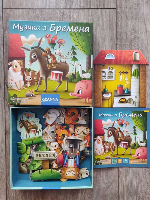 Игра настольная Granna Музыканты из Бремена, новая.