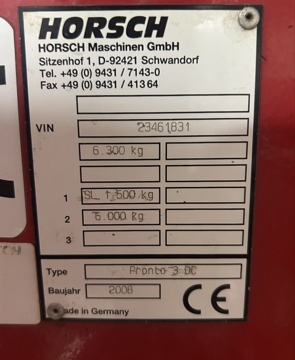 Siewnik Horsch Pronto 3dc